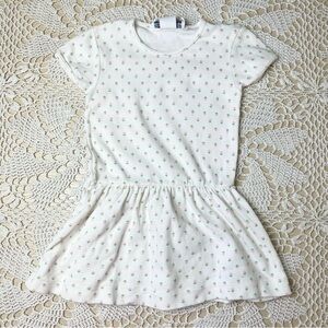 Vintage 1980s Simi Baby Girl 4t Pink Tulips AOP Cotton Casual Summer Dress